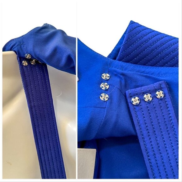 Hugo Boss Blue Dacosa GC Maxi Dress, Size 42 EU, Cobalt Blue, NWT - Picture 11 of 16